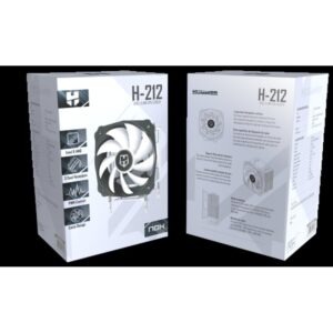 VENTILADOR CPU NOX HUMMER H212 120MM BLANCO