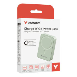 Verbatim Charge 'n' Go Essentials 20000 mAh Cargador inalámbrico Verde
