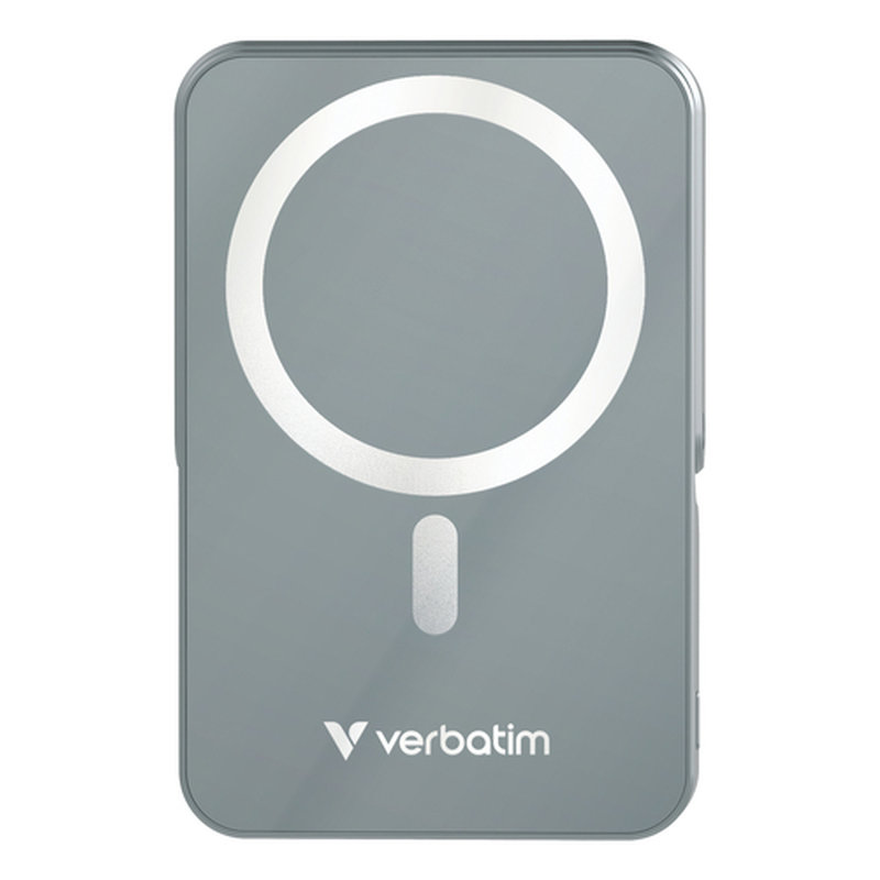Verbatim Charge 'n' Go Magnetic Wireless Polímero de litio 10000 mAh Cargador inalámbrico Gris Verbatim Charge 'n' Go Magnetic Wireless Polímero de litio 10000 mAh Cargador inalámbrico Gris - Imagen 2