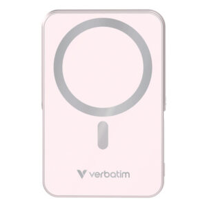 Verbatim Charge 'n' Go Magnetic Wireless Polímero de litio 10000 mAh Cargador inalámbrico Rosa