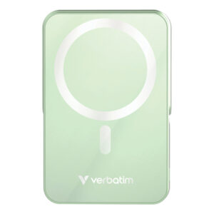 Verbatim Charge 'n' Go Magnetic Wireless Polímero de litio 10000 mAh Cargador inalámbrico Verde
