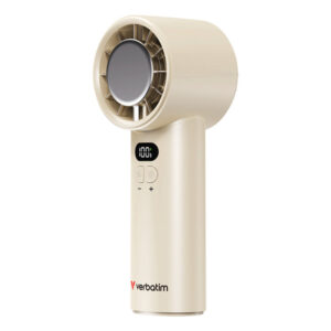 Verbatim Cool 'n' Go Ice Touch Plata, Blanco Ventilador de mano