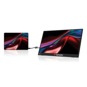 Verbatim Portable 15.6" FHD Touch Monitor LIGHT Monitor portátil Negro 39,6 cm (15.6") LCD 1920 x 1080 Pixeles