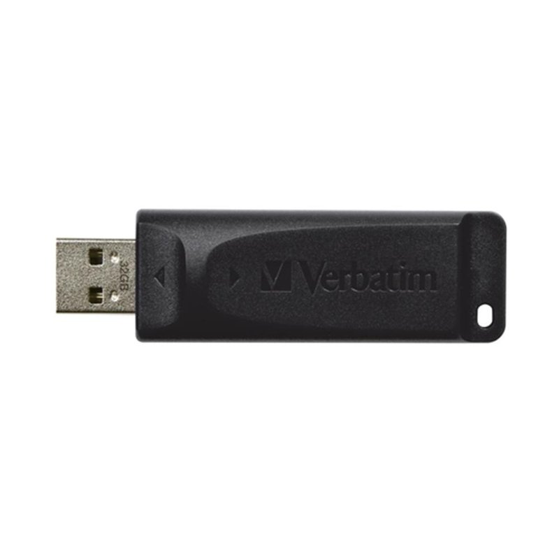 Verbatim Slider - Unidad USB de 32 GB - Negro