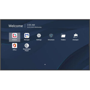 Viewsonic CDE5514-2C pantalla de señalización Pantalla plana para señalización digital 139,7 cm (55") LCD Wifi 500 cd / m² 4K Ultra HD Negro Procesador incorporado Android 14 24/7