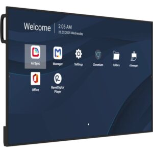 Viewsonic CDE5531-1C pantalla de señalización Pantalla plana para señalización digital 139,7 cm (55") LCD Wifi 500 cd / m² 4K Ultra HD Negro Procesador incorporado Android 14 24/7 Viewsonic CDE5531-1C pantalla de señalización Pantalla plana para señalización digital 139,7 cm (55") LCD Wifi 500 cd / m² 4K Ultra HD Negro Procesador incorporado Android 14 24/7