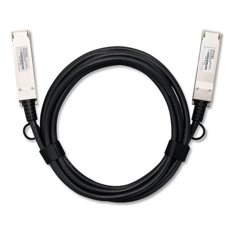 Zyxel DAC100G-3M-ZZ0101F Cable de fibra óptica e InfiniBand QSFP28 DAC Negro Zyxel DAC100G-3M-ZZ0101F Cable de fibra óptica e InfiniBand QSFP28 DAC Negro