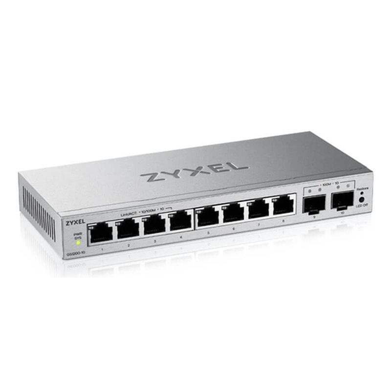 Zyxel GS1200-10v3 Gestionado L2 Gigabit Ethernet (10/100/1000) Escritorio Gris - Imagen 2