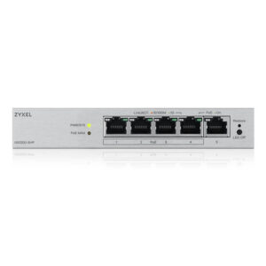 Zyxel GS1200-5HPV3 Gestionado L2 Gigabit Ethernet (10/100/1000) Energía sobre Ethernet (PoE) Escritorio Gris