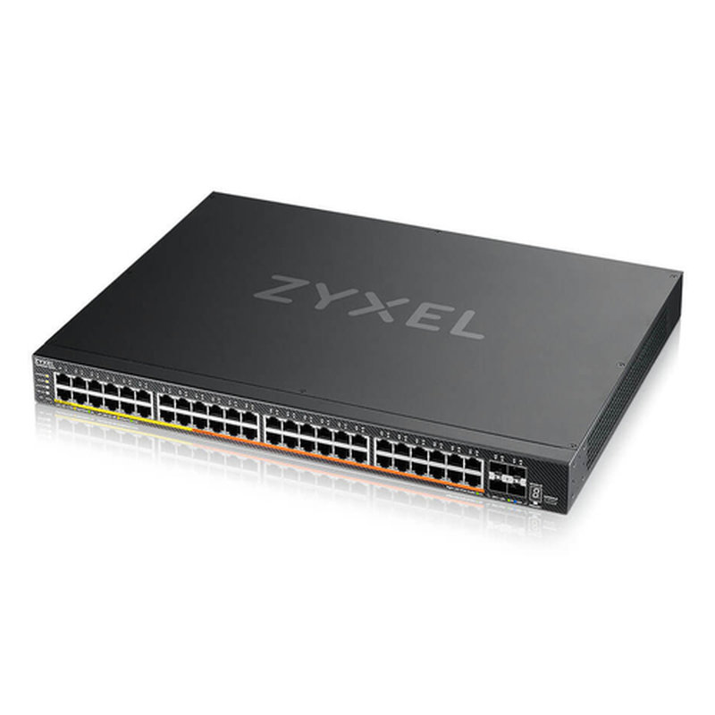Zyxel XMG2230-52HP Gestionado L2/L3 2.5G Ethernet (100/1000/2500) Energía sobre Ethernet (PoE) 1U Negro