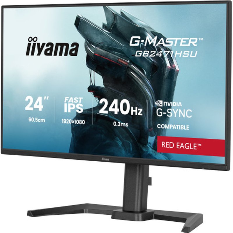 iiyama G-MASTER GB2471HSU-B1 pantalla para PC 60,5 cm (23.8") 1920 x 1080 Pixeles Full HD Negro - Imagen 3
