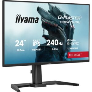 iiyama G-MASTER GB2471HSU-B1 pantalla para PC 60,5 cm (23.8") 1920 x 1080 Pixeles Full HD Negro