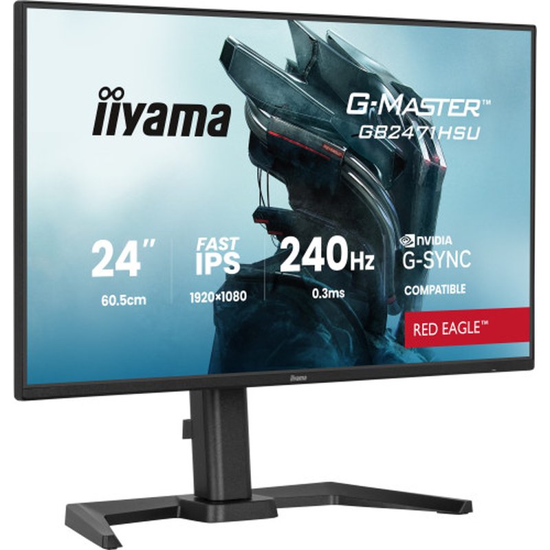 iiyama G-MASTER GB2471HSU-B1 pantalla para PC 60,5 cm (23.8") 1920 x 1080 Pixeles Full HD Negro - Imagen 4