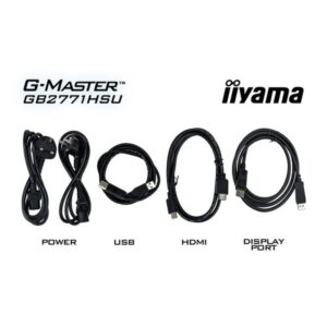 iiyama G-MASTER GB2771HSU-B1 pantalla para PC 68,6 cm (27") 1920 x 1080 Pixeles Full HD Negro