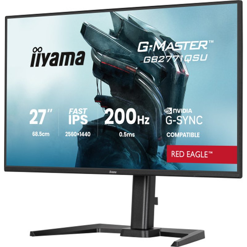 iiyama G-MASTER GB2771QSU-B1 pantalla para PC 68,6 cm (27") 2560 x 1440 Pixeles Wide Quad HD Negro - Imagen 3