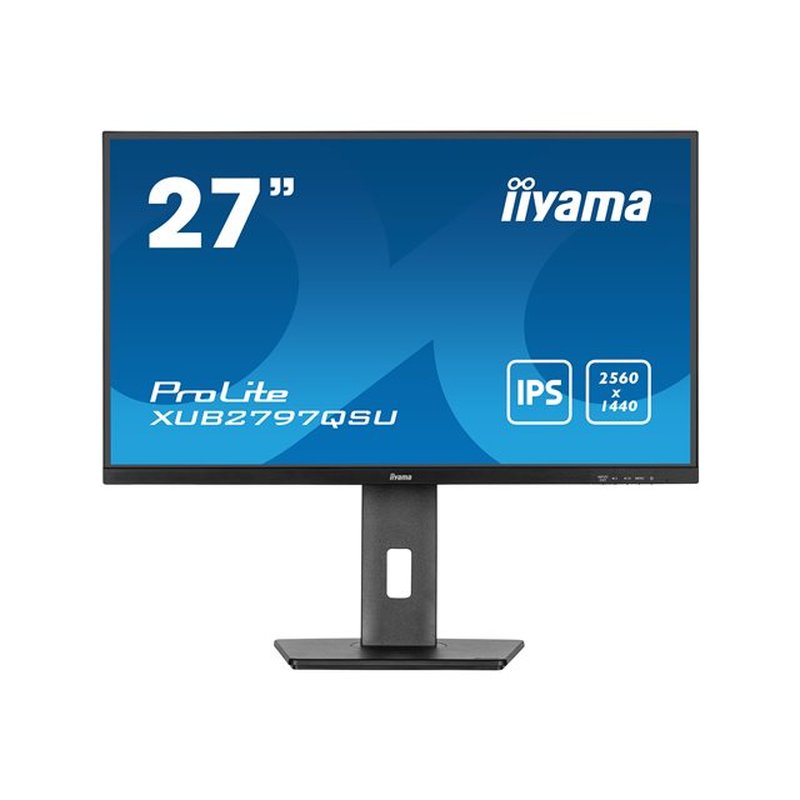 iiyama ProLite XUB2797QSU-B2 pantalla para PC 68,6 cm (27") 2560 x 1440 Pixeles 4K Ultra HD LED Negro