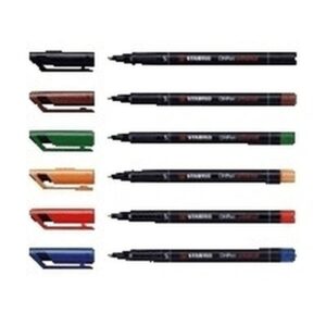 STABILO OHPen universal permanent, 6 Pack marcador permanente