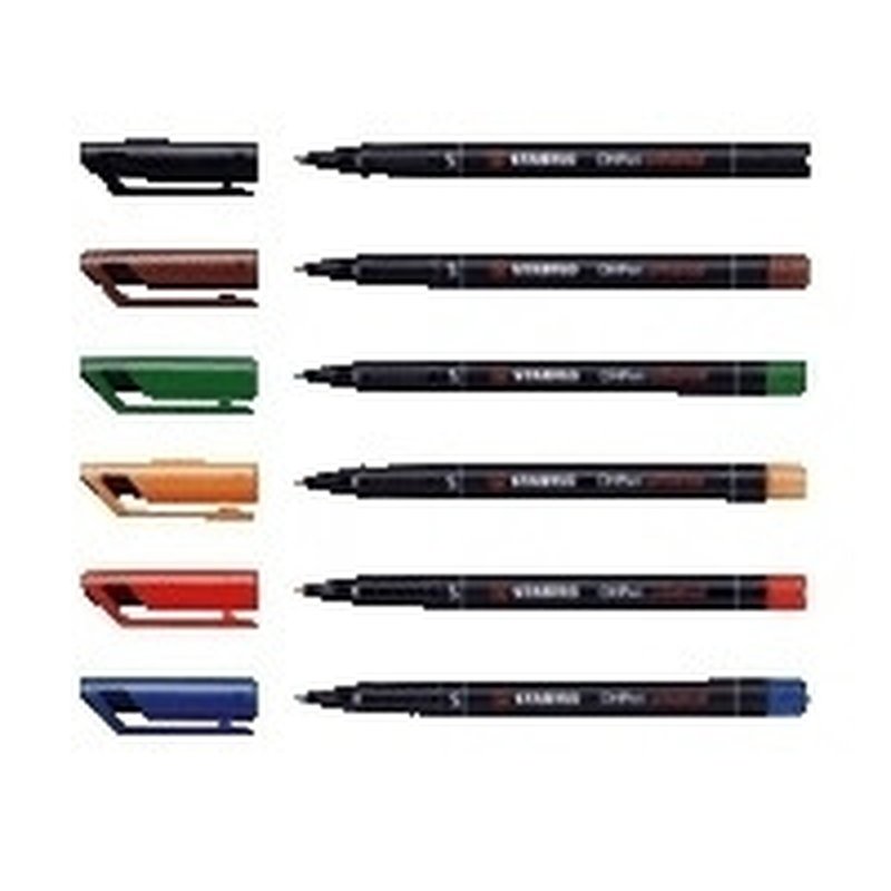 STABILO OHPen universal permanent, 6 Pack marcador permanente STABILO OHPen universal permanent, 6 Pack marcador permanente