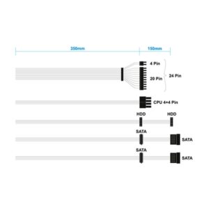 AISENS Fuente Alimentacion ATX 500W OEM, Plata