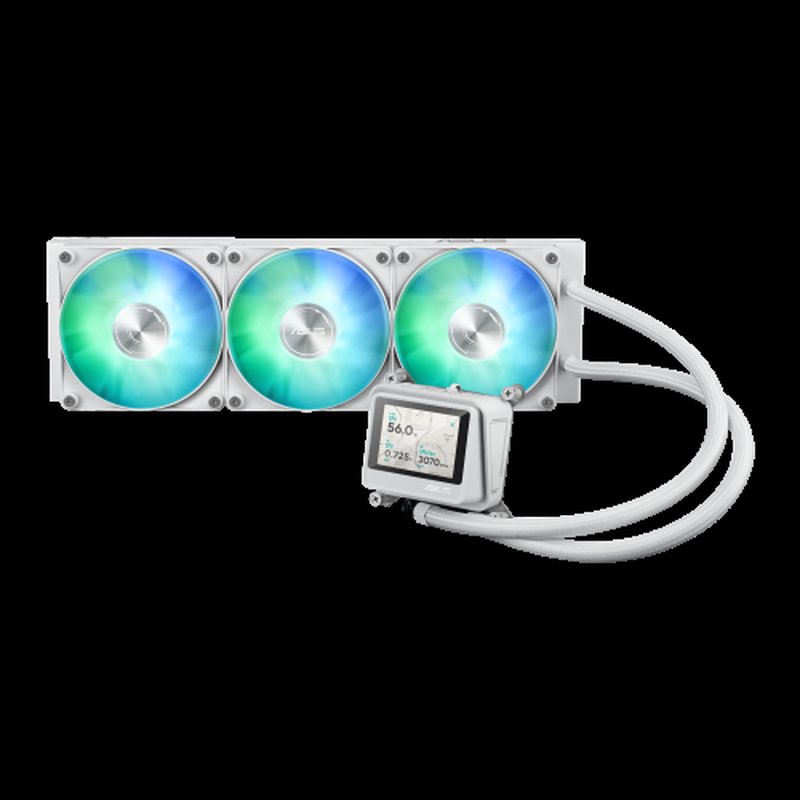 ASUS MAX Gaming LC 360 ARGB LCD White Edition Procesador Sistema de refrigeración líquida todo en uno 12 cm Blanco ASUS MAX Gaming LC 360 ARGB LCD White Edition Procesador Sistema de refrigeración líquida todo en uno 12 cm Blanco - Imagen 2