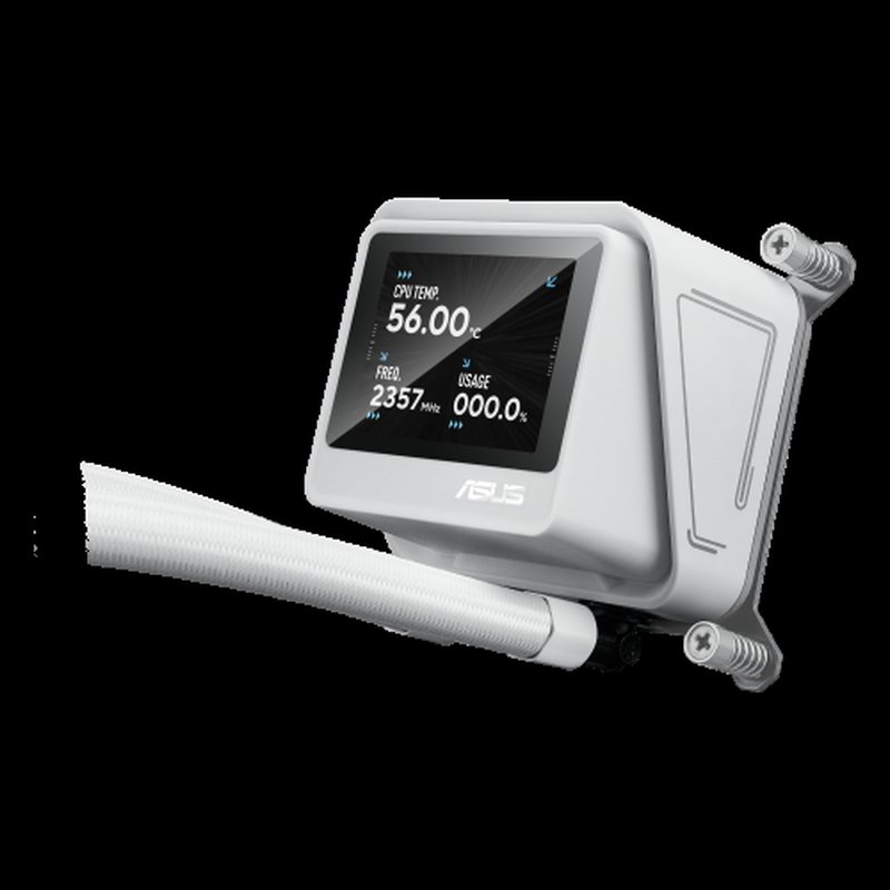 ASUS MAX Gaming LC 360 ARGB LCD White Edition Procesador Sistema de refrigeración líquida todo en uno 12 cm Blanco ASUS MAX Gaming LC 360 ARGB LCD White Edition Procesador Sistema de refrigeración líquida todo en uno 12 cm Blanco - Imagen 6