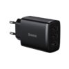 BASEUS COMPACT  CHARGER 3U 17W EU BLACK