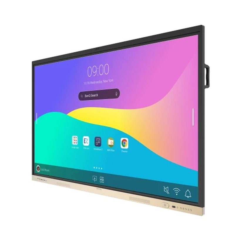 BENQAV PANTALLA INTERACTIVA RE9804FV (9H.FAKTK.DE4) 98" EDLA WITH ANDROID 13, 8GB / 64GB, UHD 3840 × 2160 PIXELS, 20W X2 SPEAKER, BUILT.IN CAMARA, CLASSROOMCARE EYE-CARE: AG, LBL(HW), FF, USB-C 3.0 X1 (PD 65 W) + 2.0 X1, NO BUIT-IN WIFI & NFC LOG IN - Imagen 2