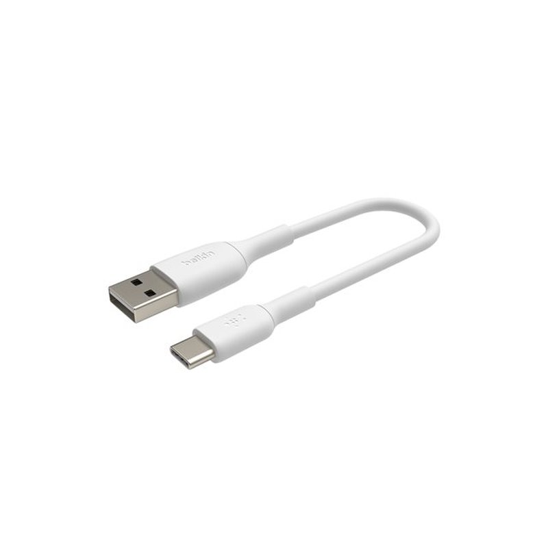 Belkin CAB001BT0MWH cable USB 0,15 m USB A USB C Blanco - Imagen 3