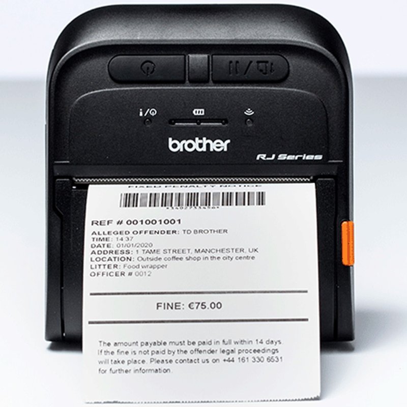 Brother RJ-3035B inmpresora de cinta 203 x 203 DPI Negro