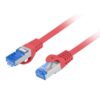 CABLE RED LANBERG LATIGUILLO CAT.6A S/FTP LSZH CCA 5M ROJO FLUKE PASSED