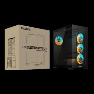 CAJA GIGABYTE C500 PANORAMIC STLEATH ATX 4 VENT 120MM NEGRO