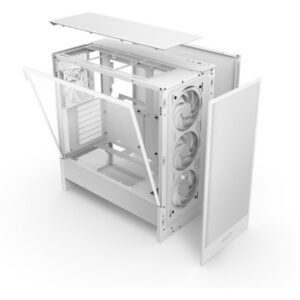 Alternative view of CAJA NZXT H5 FLOW (2024) WHITE RGB CC-H52FW-R1