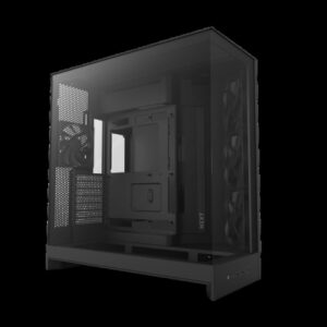 CAJA NZXT H9 FLOW (2025) DUAL-CHAMBER MID-TOWER CASE - ALL BLACK