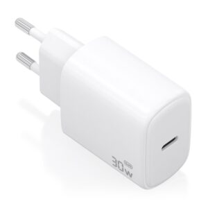 CARGADOR AISENS GAN 30W 1XUSB-C PD3.0 BLANCO
