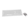 CHERRY DW 8000 teclado Ratón incluido RF inalámbrico QWERTY Español Plata, Blanco