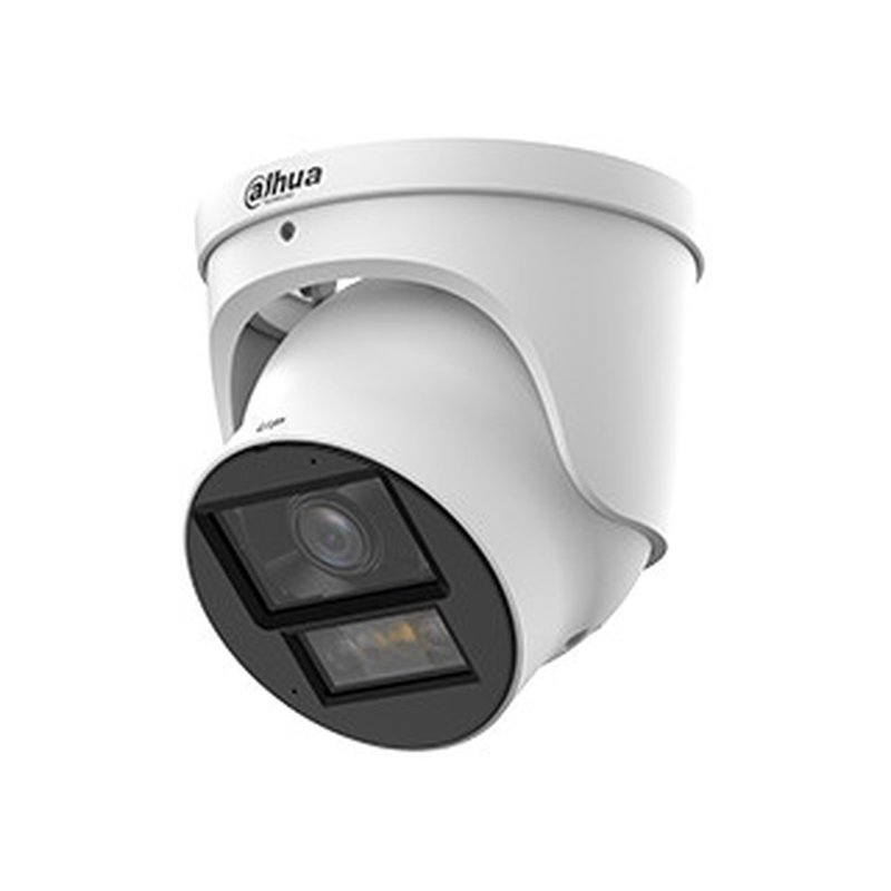 (DH-IPC-HDW5459HP-ASE-PV-0280B-PRO) DAHUA CAMARA IP  TURRET SERIE 5 XINGHAN IA, 4MP, IR 60M, IP67/IK10, SOPORTA MICROSD HASTA 1TB, 12 VDC / POE, FIJA 2.8MM