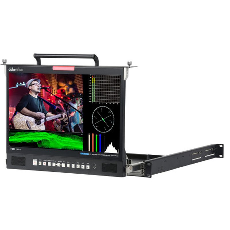 DataVideo TLM-170KM pantalla para PC 43,2 cm (17") 3840 x 2160 Pixeles LCD Negro - Imagen 2