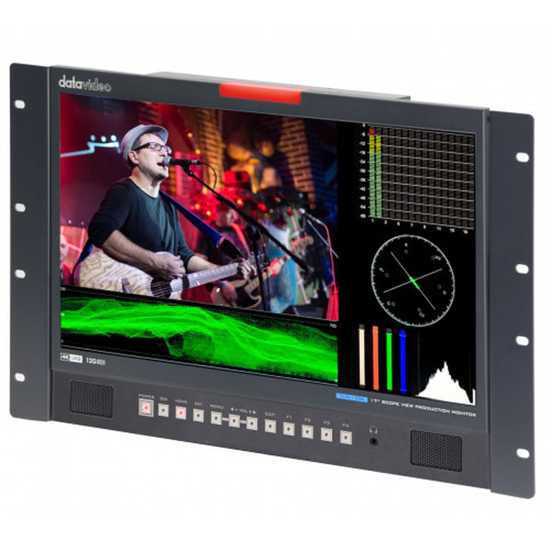 DataVideo TLM-170KR pantalla para PC 43,2 cm (17") 3840 x 2160 Pixeles LCD Negro - Imagen 2