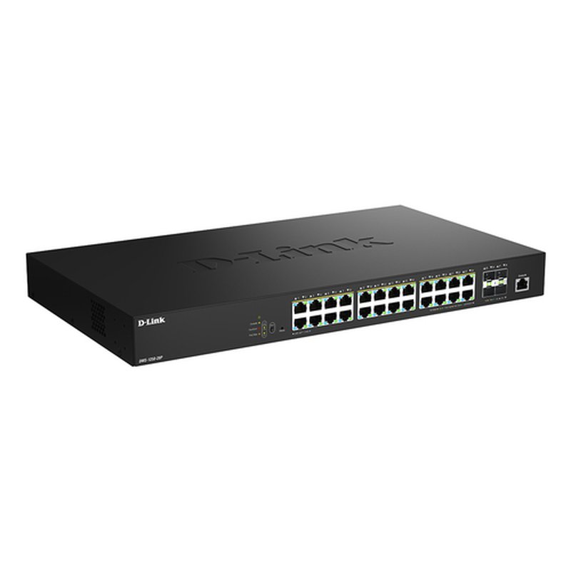 D-Link DMS-1250-28P/E switch Gestionado L2 2.5G Ethernet (100/1000/2500) Energía sobre Ethernet (PoE) Negro D-Link DMS-1250-28P/E switch Gestionado L2 2.5G Ethernet (100/1000/2500) Energía sobre Ethernet (PoE) Negro - Imagen 2