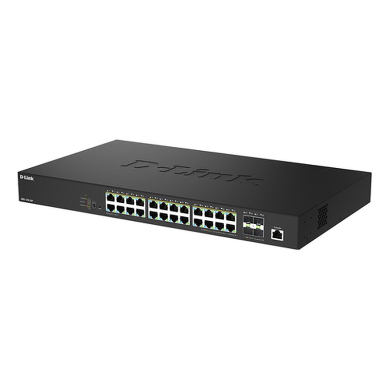 D-Link DMS-1250-28P/E switch Gestionado L2 2.5G Ethernet (100/1000/2500) Energía sobre Ethernet (PoE) Negro D-Link DMS-1250-28P/E switch Gestionado L2 2.5G Ethernet (100/1000/2500) Energía sobre Ethernet (PoE) Negro - Imagen 3
