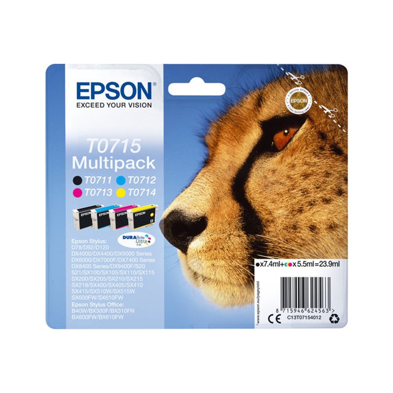 Epson Multipack T0715 4 colores - Imagen 2