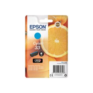 Epson Oranges Singlepack Cyan 33 Claria Premium Ink