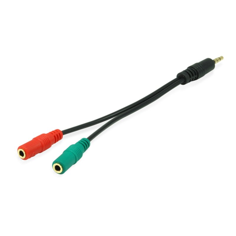 Equip 147943 cable de audio 1,5 m 2 x 3.5mm 3,5mm Negro Equip 147943 cable de audio 1,5 m 2 x 3.5mm 3,5mm Negro