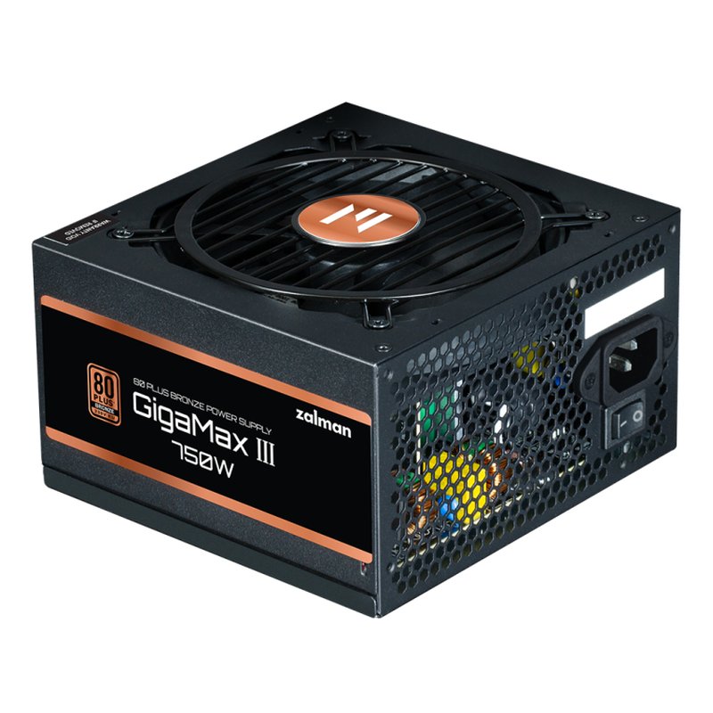 FUENTE DE ALIMENTACION ZALMAN GIGAMAXIII 750W 80 + BRONZE ATX NEGRO FUENTE DE ALIMENTACION ZALMAN GIGAMAXIII 750W 80 + BRONZE ATX NEGRO
