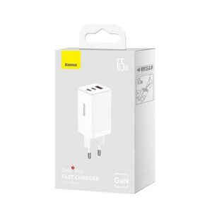 GAN5 PRO FAST CHARGER 2C+U 65W EU W