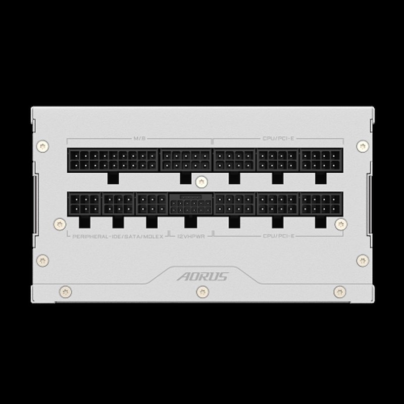 GIGABYTE AORUS ELITE P1000W ICE Fuente de Alimentación - PCIe 5.0, 80 PLUS Platinum, Diseño completamente modular, Ventilador de 120 mm, Compatible con ATX 3.0, Enchufe UE GIGABYTE AORUS ELITE P1000W ICE Fuente de Alimentación - PCIe 5.0, 80 PLUS Platinum, Diseño completamente modular, Ventilador de 120 mm, Compatible con ATX 3.0, Enchufe UE - Imagen 3