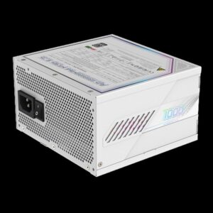 GIGABYTE AORUS ELITE P1000W ICE Fuente de Alimentación - PCIe 5.0, 80 PLUS Platinum, Diseño completamente modular, Ventilador de 120 mm, Compatible con ATX 3.0, Enchufe UE GIGABYTE AORUS ELITE P1000W ICE Fuente de Alimentación - PCIe 5.0, 80 PLUS Platinum, Diseño completamente modular, Ventilador de 120 mm, Compatible con ATX 3.0, Enchufe UE