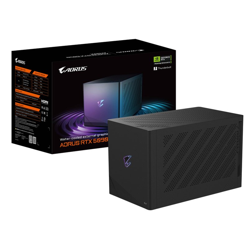 GIGABYTE AORUS RTX 5090 AI BOX Tarjeta Gráfica – 32 GB GDDR7, 512 bits, PCI-E 5.0, frecuencia de núcleo 2407 MHz, 3 x DP 2.1, 1 x HDMI 2.1, GV-N5090IXEB-32GD 1.0 GIGABYTE AORUS RTX 5090 AI BOX Tarjeta Gráfica – 32 GB GDDR7, 512 bits, PCI-E 5.0, frecuencia de núcleo 2407 MHz, 3 x DP 2.1, 1 x HDMI 2.1, GV-N5090IXEB-32GD 1.0