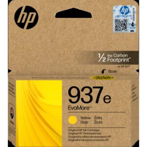 HP Cartucho de Tinta Original EvoMore 937e amarilla