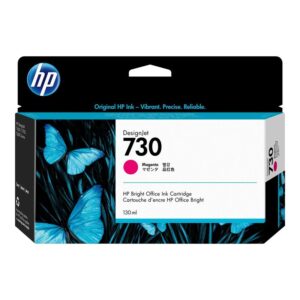 HP Cartucho de tinta DesignJet 730 magenta de 130 ml
